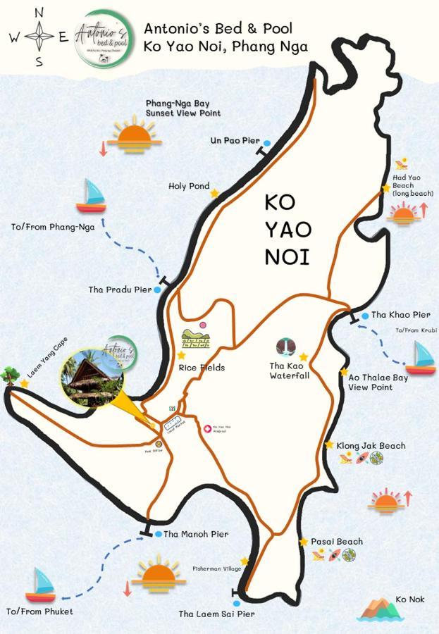 Antonio'S Ko Yao Noi Hotel ภายนอก รูปภาพ